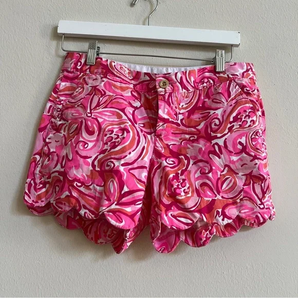 Lilly Pulitzer Buttercup Short in Mango Salsa | 4 - Picture 3 of 3